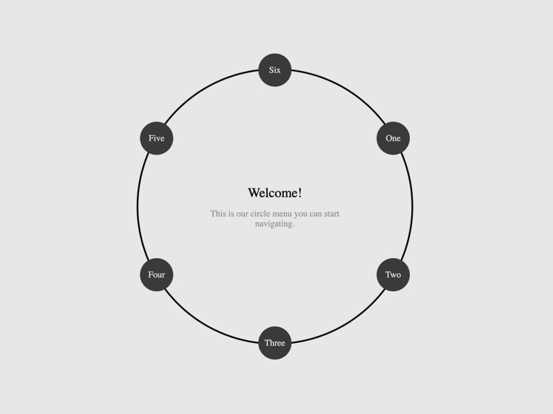 ue circle menu